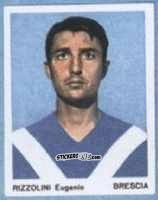 Sticker Rizzolini Eugenio - I Calciatori 1966-1967 n. 16 - Ferrero