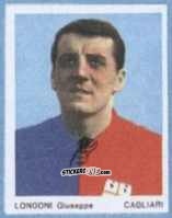 Sticker Longaroni Giuseppe - I Calciatori 1966-1967 n. 19 - Ferrero