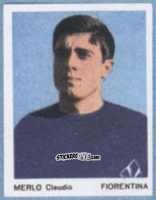 Sticker Merlo Renzo - I Calciatori 1966-1967 n. 27 - Ferrero