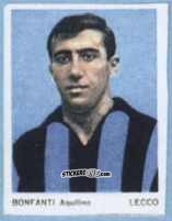 Sticker Bonfanti Aquilino - I Calciatori 1966-1967 n. 56 - Ferrero