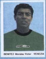 Sticker Benitez Victor - I Calciatori 1966-1967 n. 91 - Ferrero