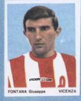 Sticker Fontana Giuseppe - I Calciatori 1966-1967 n. 97 - Ferrero