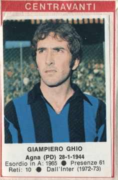 Cromo Giampiero Ghio - Calciatori 1972-1973 n. 11 - Edis