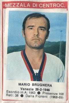 Sticker Mario Brugnera - Calciatori 1972-1973 n. 41 - Edis