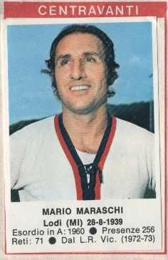 Cromo Mario Maraschi - Calciatori 1972-1973 n. 43 - Edis