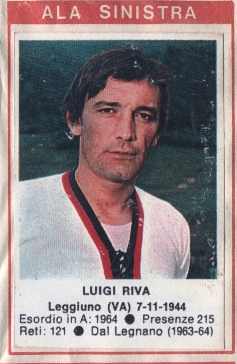 Figurina Luigi Riva - Calciatori 1972-1973 n. 45 - Edis
