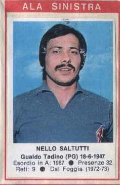 Figurina Nello Saltutti - Calciatori 1972-1973 n. 61 - Edis