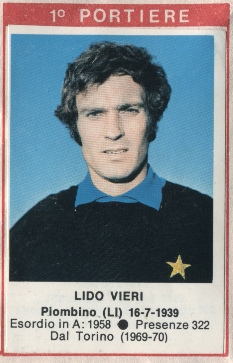 Sticker Lido Vieri - Calciatori 1972-1973 n. 66 - Edis