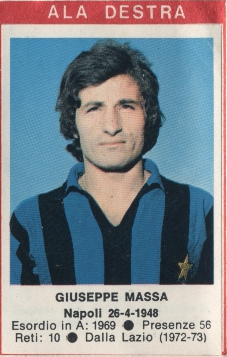 Sticker Giuseppe Massa - Calciatori 1972-1973 n. 76 - Edis