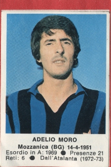 Sticker Adelio Moro - Calciatori 1972-1973 n. 78 - Edis