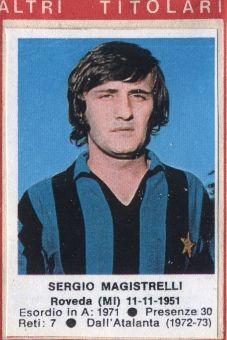 Sticker Sergio Magistrelli - Calciatori 1972-1973 n. 79 - Edis