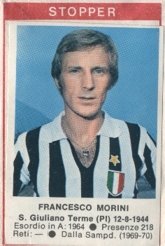 Figurina Francesco Morini - Calciatori 1972-1973 n. 86 - Edis