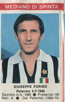 Sticker Giuseppe Furino - Calciatori 1972-1973 n. 88 - Edis