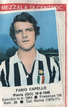 Figurina Fabio Capello - Calciatori 1972-1973 n. 89 - Edis