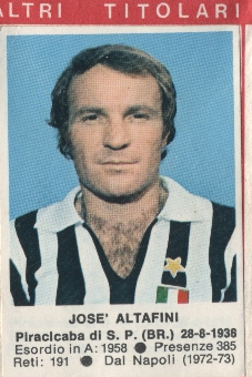 Cromo Josè Altafini - Calciatori 1972-1973 n. 95 - Edis