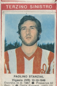 Sticker Paolino Stanzial - Calciatori 1972-1973 n. 101 - Edis