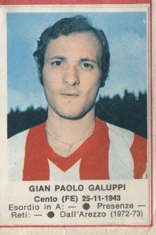 Sticker Gian Paolo Galuppi - Calciatori 1972-1973 n. 112 - Edis