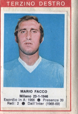 Sticker Mario Facco - Calciatori 1972-1973 n. 116 - Edis