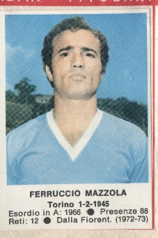 Sticker Ferruccio Mazzola - Calciatori 1972-1973 n. 127 - Edis