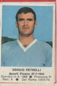 Figurina Sergio Petrelli - Calciatori 1972-1973 n. 128 - Edis