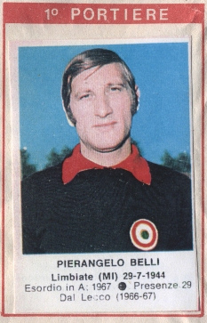 Sticker Pierangelo Belli - Calciatori 1972-1973 n. 130 - Edis
