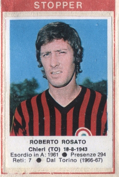 Cromo Roberto Rosato - Calciatori 1972-1973 n. 134 - Edis