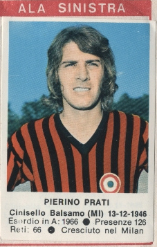 Sticker Pierino Prati - Calciatori 1972-1973 n. 141 - Edis