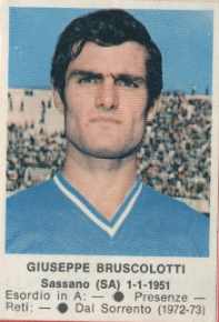 Sticker Giuseppe Bruscolotti - Calciatori 1972-1973 n. 148 - Edis