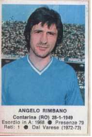 Sticker Angelo Rimbano - Calciatori 1972-1973 n. 149 - Edis