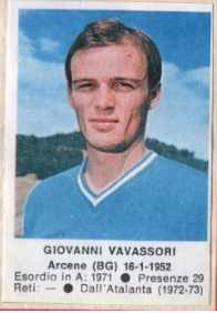 Figurina Giovanni Vavassori - Calciatori 1972-1973 n. 150 - Edis
