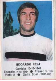 Sticker Edoardo Reja - Calciatori 1972-1973 n. 168 - Edis