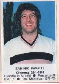 Cromo Erminio Favalli - Calciatori 1972-1973 n. 172 - Edis