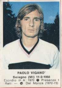 Sticker Paolo Viganò - Calciatori 1972-1973 n. 175 - Edis