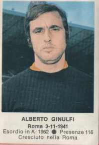Sticker Alberto Ginulfi - Calciatori 1972-1973 n. 178 - Edis
