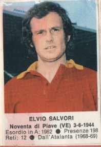 Cromo Elvio Salvori - Calciatori 1972-1973 n. 184 - Edis