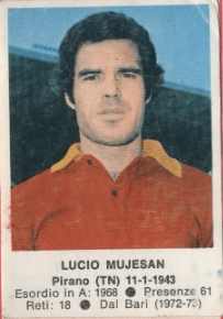 Sticker Lucio Mujesan - Calciatori 1972-1973 n. 187 - Edis