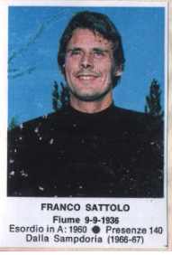 Sticker Franco sattolo - Calciatori 1972-1973 n. 227 - Edis