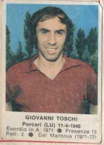 Sticker Giovanni Toschi - Calciatori 1972-1973 n. 238 - Edis