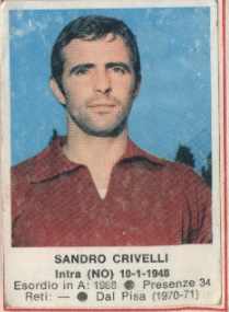 Figurina Sandro Crivelli - Calciatori 1972-1973 n. 240 - Edis
