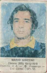 Figurina Mario Giacomi