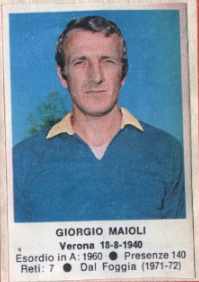 Sticker Giorgio Maioli - Calciatori 1972-1973 n. 250 - Edis