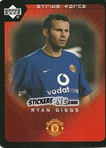 Sticker Ryan Giggs - Manchester United 2002-2003. Strike Force n. 9 - Upper Deck