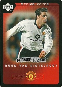 Sticker Ruud Van Nistelrooy - Manchester United 2002-2003. Strike Force n. 11 - Upper Deck