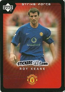 Sticker Roy Keane - Manchester United 2002-2003. Strike Force - Upper Deck