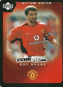 Sticker Roy Keane - Manchester United 2002-2003. Strike Force - Upper Deck