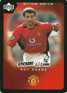 Sticker Roy Keane - Manchester United 2002-2003. Strike Force n. 19 - Upper Deck