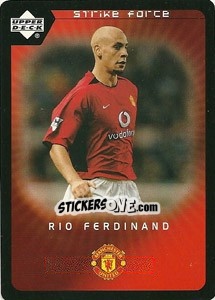 Sticker Rio Ferdinand - Manchester United 2002-2003. Strike Force n. 22 - Upper Deck
