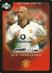 Sticker Rio Ferdinand - Manchester United 2002-2003. Strike Force n. 23 - Upper Deck