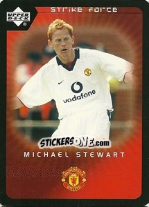 Sticker Michael Stewart - Manchester United 2002-2003. Strike Force - Upper Deck