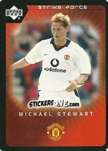 Sticker Michael Stewart - Manchester United 2002-2003. Strike Force n. 99 - Upper Deck